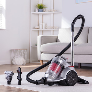 Motion2 Pet 3L Baglass Cylinder Vacuum Cleaner SilverRed - Silver by Ewbank