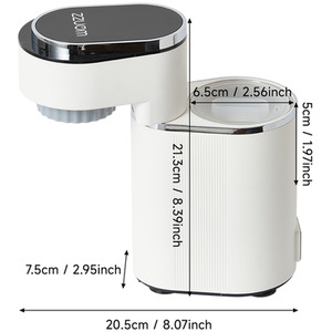 Mini Portable Espresso Coffee Machine - White by Livingandhome