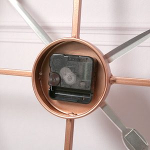 Skeleton Wall Clock - Copper by Home Garden Direct