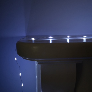 Premier 100 Cool LED Battery Operated Christmas Lights - Cool White by Samuel Alexander