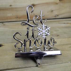 Silver Christmas Stocking Hanger Choice of Song by Samuel Alexander