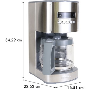 Kenmore 1.8L Digital Drip Coffee Machine - Grey by Koolatron