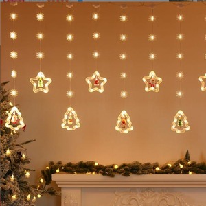 Christmas 3M LED String Light with 8 Modes - Style 1 / Star and Christmas Tree