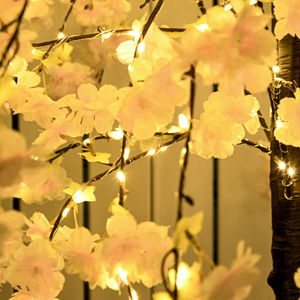 HOMCOM 180cm Cherry Blossom Tree Light with 450 Warm White LED Lights - Pink by HOMCOM