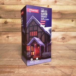 6.2m Premier Christmas Lights MultiMains Timer with 480 Multicoloured LEDs - Multicolour by Samuel Alexander