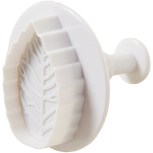 Set of 3 Leaf Shape Cutters - White