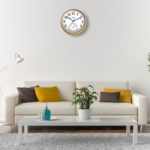 Tub Wall Clock with Thermometer by Audlee