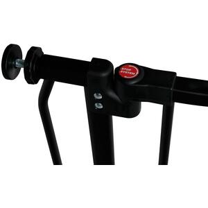 Curved Top Safety Gate - Matt Black / 197cm - 206cm by Safetots