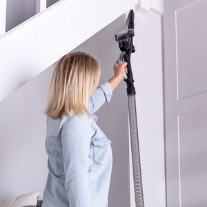 Motion Reach Pet 4L Bagless Upright Vacuum Cleaner - Black by Ewbank