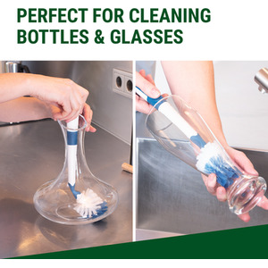 Flexible Washing Up Brush - Grey by UNGER