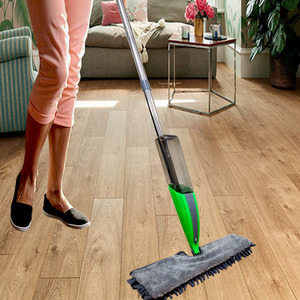 Spray Mop With Microfibre Cloth - Green by Roseley