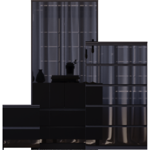 Vida Designs Glinton 3 Piece FSC Certified Bedroom Set - Black by Vida Designs