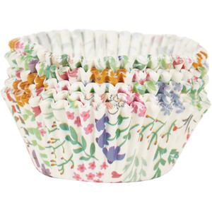 Pack of 100 Wildflower Cupcake Cases - Multicolour