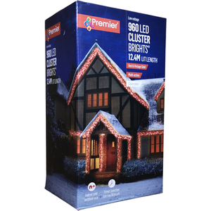 LED Cluster Multi Function Christmas Lights with Timer by Samuel Alexander