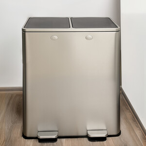 Kitchen Master 60L Premium Recycle Bin - Light Grey by Kitchen Master