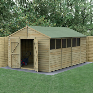 4LIFE Apex Shed 10x15 - No Installation / Without Base / 6 by Forest Garden
