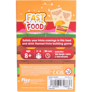 Fast Food Card Game - Multicolour