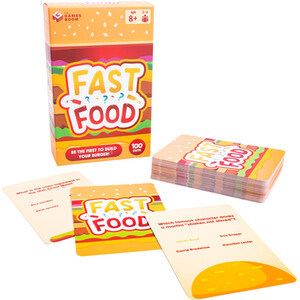 Fast Food Card Game - Multicolour