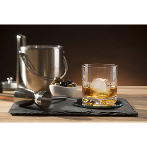 BarCraft Stainless Steel Ice Bucket with Lid and Tongs - Silver by BarCraft