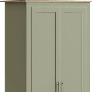 3 Piece Bedroom Set Wardrobe Bedside Table and 4 Drawer Chest of Drawers - Sage Green by Wyld and Coco