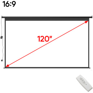 Electric Motorized Projector Screen by Livingandhome