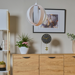 Pink Modern Fabric Globe Ceiling Pendant Light Shade - Pink by ValueLights