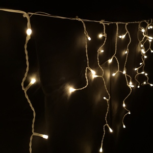 300 LED Multi Function Icicle Christmas Lights in Warm White - Warm white by Samuel Alexander