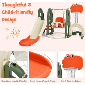 5 in 1 Climber Slide Playset by Costway