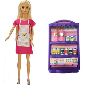 Cashier Shopping Doll - Multicolour