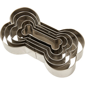 Set of 5 Stainless Steel Bone Cutters - Silver