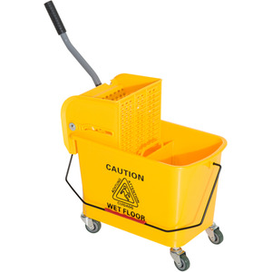 HOMCOM Mop Bucket with Wringer Wheels by HOMCOM