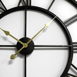 Large Metal Oversized Roman Numerals Wall Clock by WALPLUS