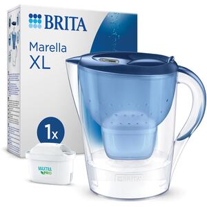Brita Marella 3.5L Water Filter Jug and 1x Maxtra Pro Cartridge - Blue by Brita