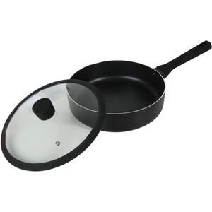 Ayano Soft Touch Non-Stick Sauté Pan with Lid by Ayano by Kitchenmaster