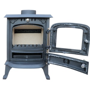 4.5KW Single Woodburner Stove - Black by HEATSURE