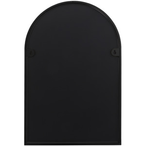 Arch-Shape Metal Framed Bathroom Wall Mirror - Black by lifeideas