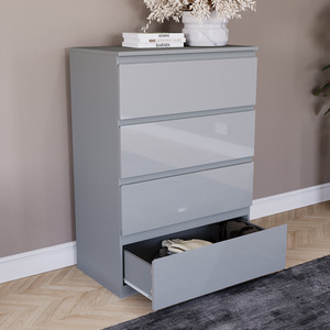 Vida Designs Glinton 3 Piece FSC Bedroom Set - Grey by Vida Designs