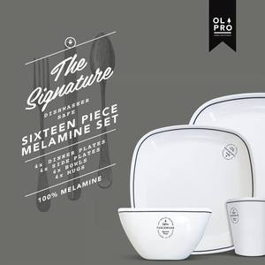 Olpro Signature Square Melamine Set by Olpro