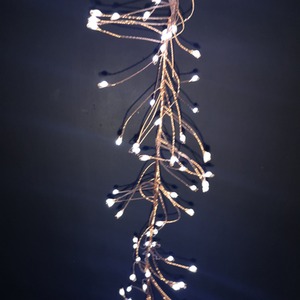 Christmas 8 Function Gold Wire Lights with LEDs by Samuel Alexander