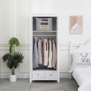 HMD White Wooden Bedroom 3 or 4 Pieces Set - White / 79cm / 50cm / Chioboard with melamine paper. / 50kg by HMD Furniture