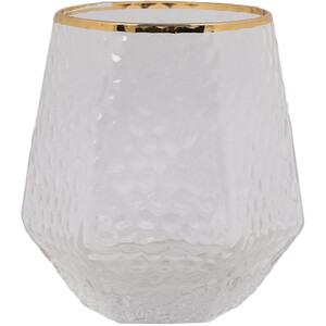 Dahlia Tumbler Glass - Gold