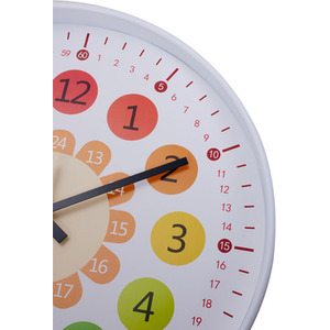 12-Inch Colourful Quartz Wall Clock by Livingandhome