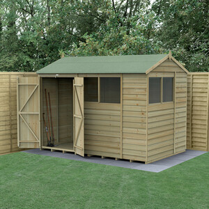 4LIFE Reverse Apex Shed 10x6 by Forest Garden