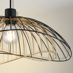 Dillon Black Shade - Black and Gold