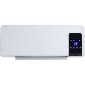 Wall Mounted Electric Heater with Remote Control - White by Livingandhome
