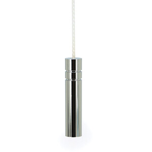 Rounded Chrome Light Pull