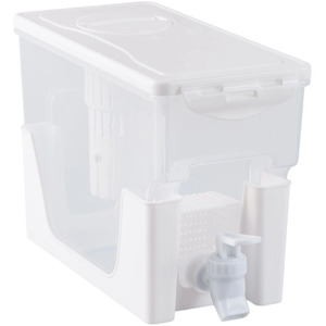 3.5L Refrigerator Beverage Dispenser with Base - White by komore