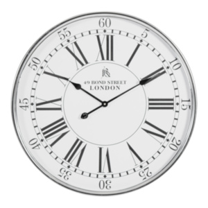 Silver London Bond Street Wall Clock - Silver