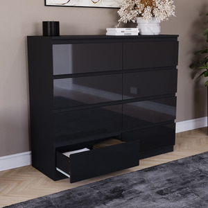 Vida Designs Glinton 3 Piece FSC Certified Bedroom Set - Black by Vida Designs