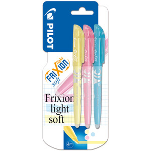 Pack of Three Pilot Soft Highlighters by Pilot